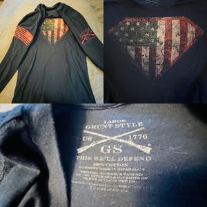 Mens Long sleeve Grunt style